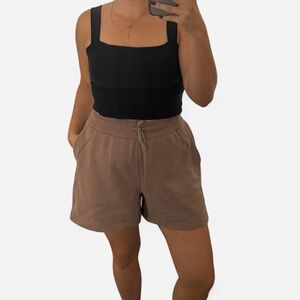 Lululemon Athletica Brown Scuba Shorts